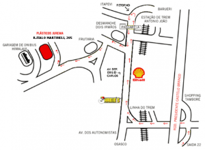 Mapa com Referências